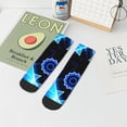 thumbnail image 6 of Lsque Geometry Dash Printed Crew Socks, Moisture-Wicking Socks, Athletic Socks for Men Breathable Cushion Socks Casual Sport Socks for Running Traveling, 6 of 6