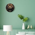 thumbnail image 4 of 10 Inch Wall Clock Battery Operated Silent Clock Decorative for Office, Kitchen, Outdoor, Living Room，Angry Bear Head Drawing, 4 of 4
