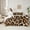 Black Brown, variant on jejeloiu Chic Leopard Pattern 7-Piece Twin Bedding Sets,Gold Glitter Print Bedding Comforter Set,Jungle Cheetah Sheet Sets For Girls Kids,Ultra Soft Home Decor Reversible