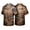 Multicolor, variant on Halloween Mens Scrub Top Novelty Printed V-Neck Short Sleeve Scrub Top Halloween Scrub Shirts with Pockets