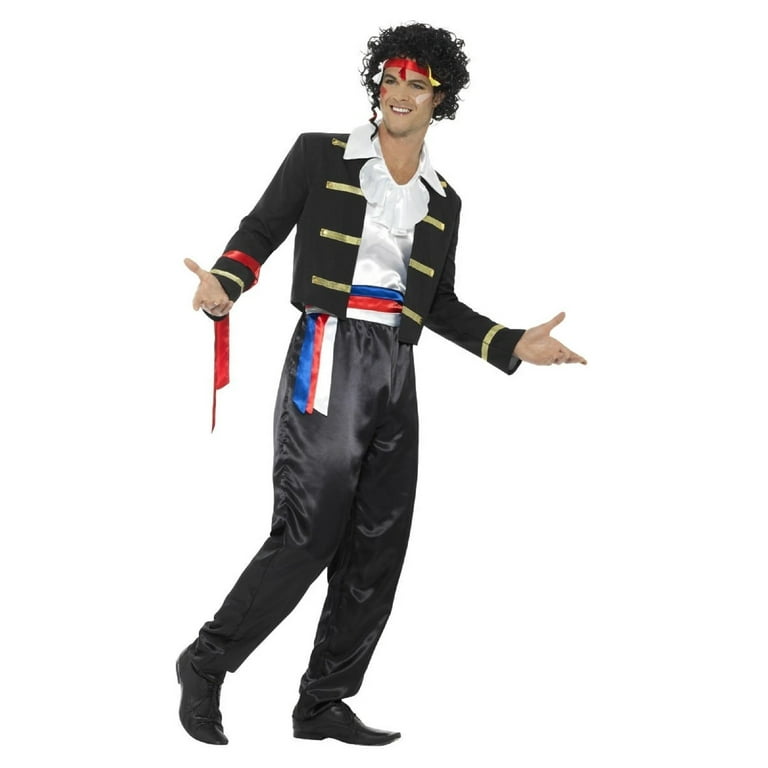 80s New Romantic Costume Adult Black 80s New Romantic Costume Adult Black