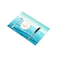thumbnail image 3 of MKHERT Tropical Summer Blue Ocean Sea Seascape Placemats Table Mats for Dining Room Kitchen Table Decoration 12x18 inch,Set of 4, 3 of 4