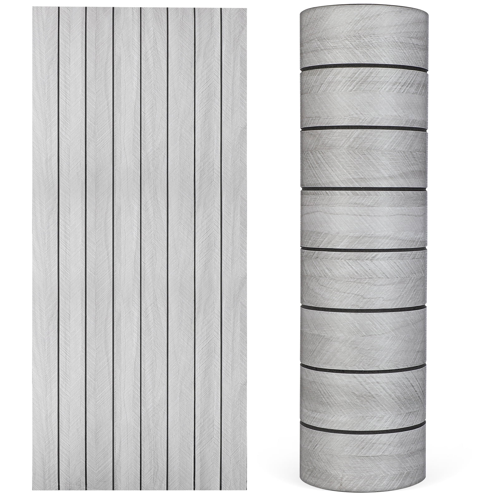 1 Roll Wood Grain Panels for Wall: 40cm x 3m 3D Faux Wood Wall Panels Accent Wallpaper for Interior Living Room Office Decor