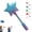 Blue, variant on Magic Wand Card Holder, 3D Printed Magic Wand Credit Card Holder, Star Magic Contactless Payment Cards Wand Taps-to-Pay Credit Cards Wands, 3D Printed Star Contactless Payment Holder