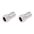 thumbnail image 1 of QualitChoice 5 Pack Valve Adapter Convenient to Carry Fool-style Operation Premium Material Presta Cap Tube Pump Tool Presta to for Schrader Silver 2Set, 1 of 6