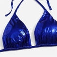 thumbnail image 4 of Glisme Swimsuits For Women New Split Bikini Two Piece Swimsuit Looks Thin Blue Bathing Suits For Beach, 4 of 6