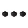 thumbnail image 1 of Youkk Easy To Install Double-layer Plastic Flowerpot For Walls Drainage Flower Pot Black 3Set, 1 of 6