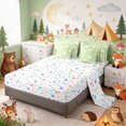 thumbnail image 4 of Erosebridal Goose Queen Bedding for Girls, Green Gingham Bedding Comforter Set Queen, Stars Reversible 7pcs, 4 of 6