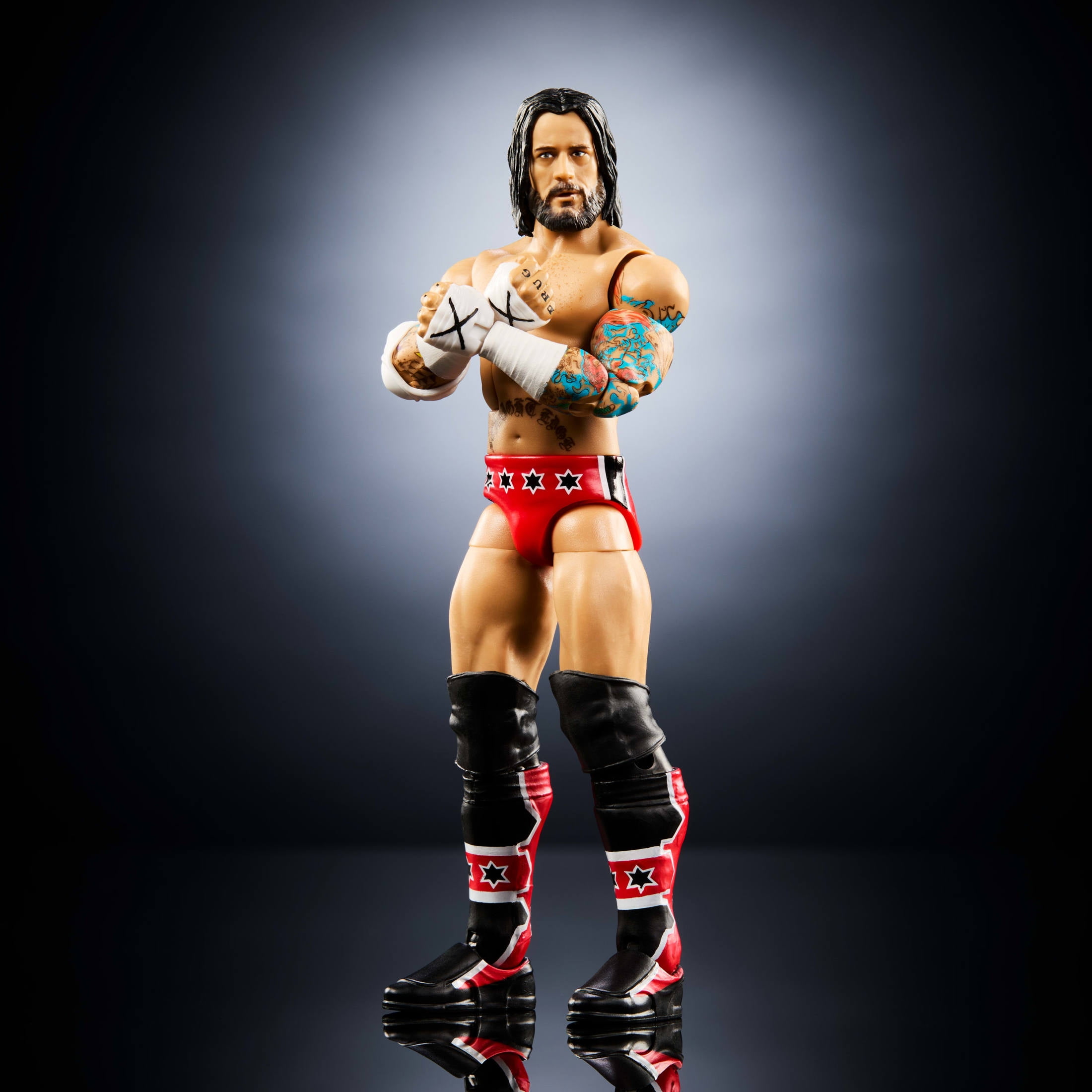 WWE Elite Collection Premium Live Event CM Punk Action Figure Set, Royal Rumble Collectible