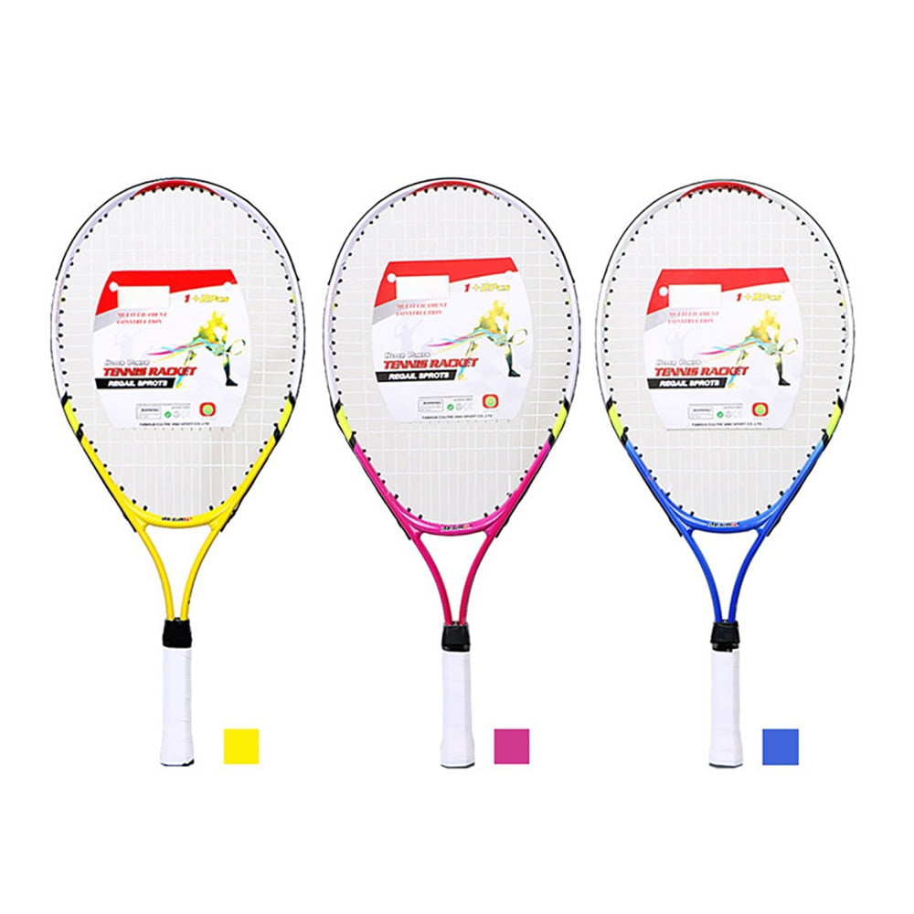 Left wind Lightweight 2-10 Years Tennis Racquets, Aluminum Alloy Red, 23"