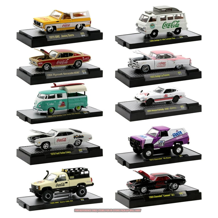 M2 Machines Coca-Cola Series 52500 Diecast Model Toy Cars