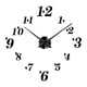 thumbnail image 1 of DIY 3D Reloj de Pared Espejo Acrílico Reloj de Moderno Calcomanía de Pared Decoración para Sala de Habitación de Negro + Plata BLESIY Reloj de pared 3D DIY, 1 of 8