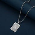 thumbnail image 2 of Cancer Stainless Steel Pendant Zodiac Necklace Lucky Couple Gift, 2 of 4
