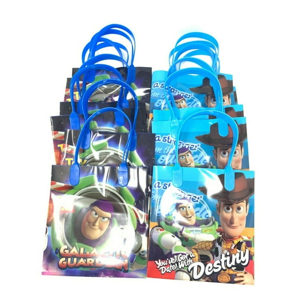 Disney Toy Story 4 Party Favor Goodie Small Gift Bags, pack of 12