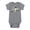 ATHLETIC HEATHER, variant on - Peek - Infant Baby One Piece Onesie