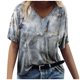 thumbnail image 1 of Blusa informal de manga corta con cuello redondo para mujer con estampado del día de San Valentín OAVQHLG3B Store  lin121212, 1 of 3