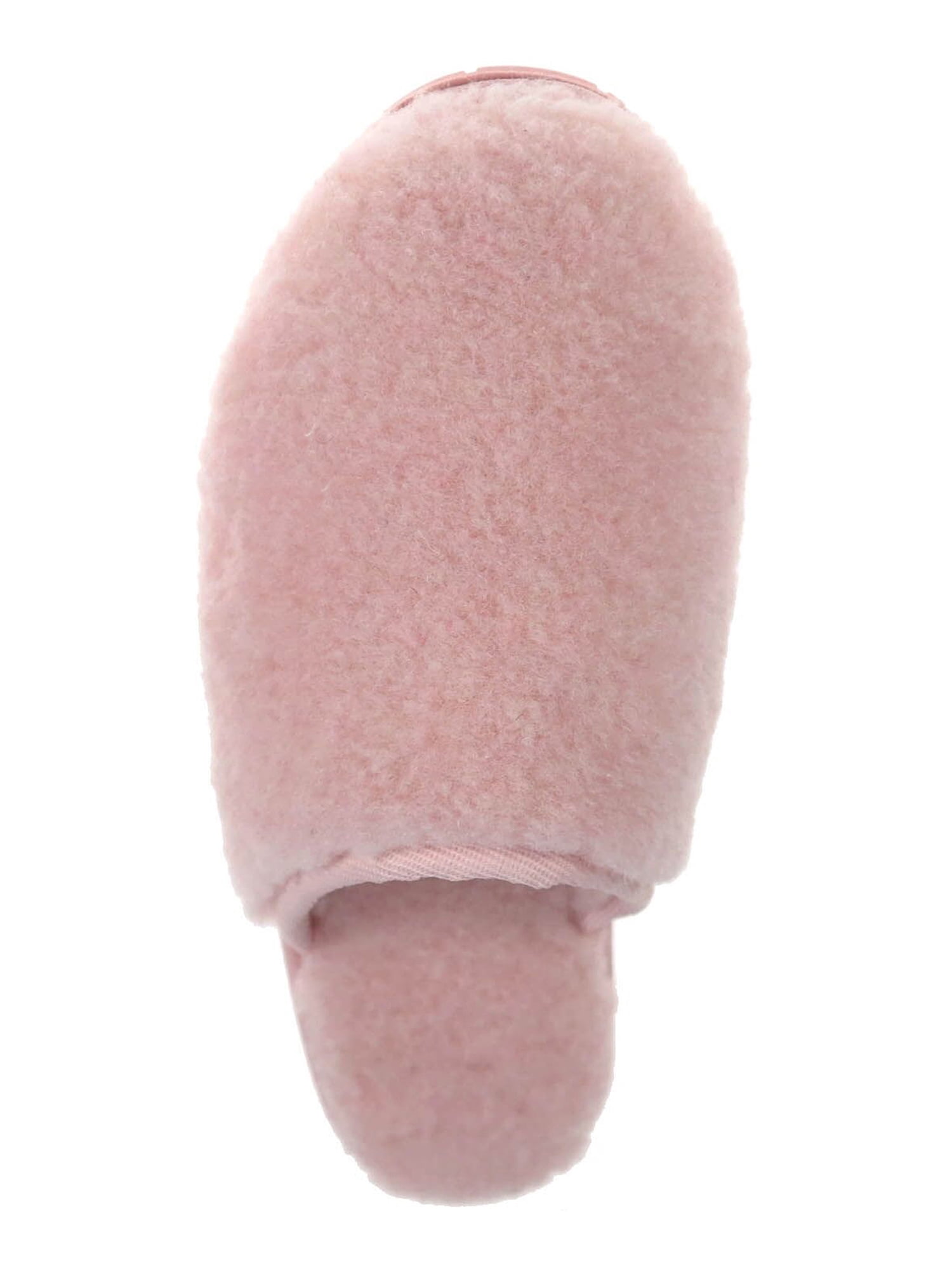 Secret Treasures Women's Fluffy Scuff Slippers