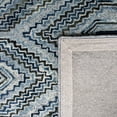 thumbnail image 6 of SAFAVIEH Aspen Eglantine Geometric Wool Area Rug, Grey/Blue, 7' x 7' Square, 6 of 7