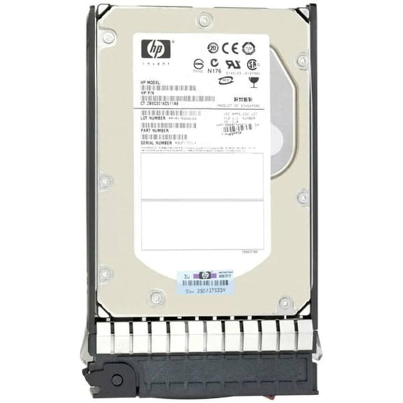 HP 480938-001 300.0GB MSA2 hard drive - 15,000 RPM, 3.5-inch form factor, Serial Attached SCSI (SAS), dual-port disco