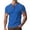 Blue, variant on JoveMarine Men's Casual Color-Block Sports T-Shirt,Short Sleeve Henley Round Neck Top with Button Placket,Lightweight Breathable for Spring/Summer Gym Workout and Everyday Casual Wear Blue M