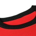 thumbnail image 3 of Chandails de Noël Laids Assortis pour la Famille, Manches Longues, Col Rond, Chandail Tricoté Dinosaure pour Hommes Femmes Enfants, Tenues, Rouge Adultes TG, 3 of 5
