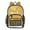 Honey Jars and Bees Pattern, variant on PVC Transparent Backpacks Clear Backpack for Travel and Outings Ghost Standing under A Mushroom