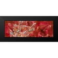 thumbnail image 2 of Butcher, Sarah 24x11 Black Modern Framed Museum Art Print Titled - Red And Wings, 2 of 5