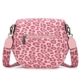 thumbnail image 3 of Montana West Crossbody Bags Bum Bag for Women Large Sling Bag with Adjustable Strap and Coin Purse, Pink-Leopard, 3 of 7