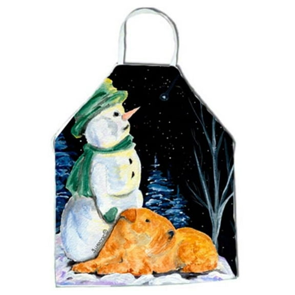 Snowman with Lakeland Terrier Apron - 27 x 31 in.