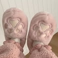 thumbnail image 4 of Xfvqtps Mens and Womens Furry Shoes Fluffy Plush Cute Cat Claws Cover Heel Memory Foam Thick Bottom Soft Sole Comfortable Non-Slip Warm Winter Home Slippers Pink, 4 of 8