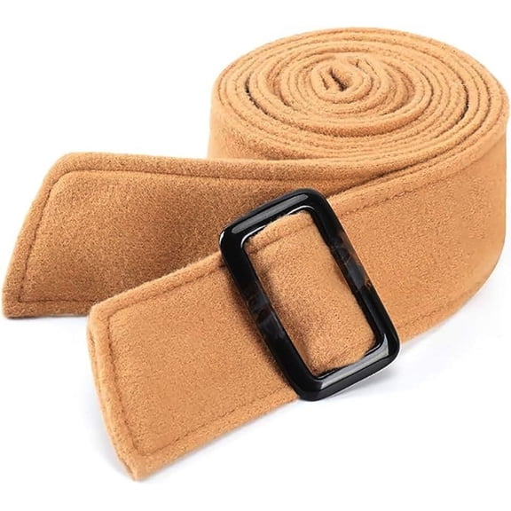 Wide Waist Belt Woolen Women Wrap Corset Belts for Overcoat Replacement Belt