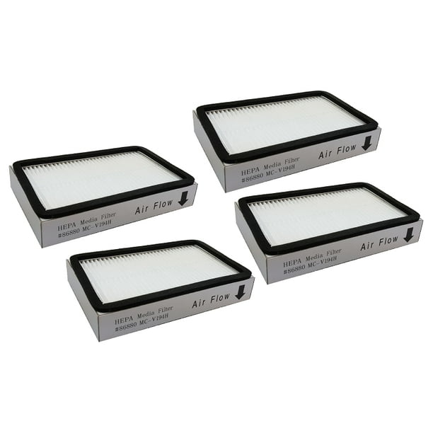 (4) HEPA Filter for Kenmore EF2, 86880, 610445, 02080001000 Canister