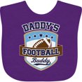 thumbnail image 3 of Inktastic Daddy Football Buddy Boys or Girls Baby Bib, 3 of 4