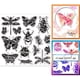 thumbnail image 1 of Sellos transparentes de insectos para scrapbooking DIY. Sellos de silicona realistas de mariposa, caracol, escarabajo y libélula., 1 of 8
