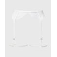 thumbnail image 4 of Designer Collection Garter Belt With Breezy Embroidery in Ivory, 4 of 5