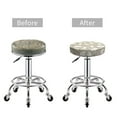 thumbnail image 3 of Uemuo Rabbit And Flower Pattern Round Bar Stool Seat Covers Washable Stool Cushion Slipcover Elastic Bar Chair Covers-14 inch, 3 of 7