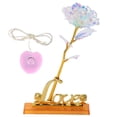 thumbnail image 3 of Noref Rose Flowers With Display Stand, ‑Shaped Stand Rose, Beautiful For Livingroom Gift Wife & Girlfriend, 3 of 8