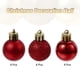 thumbnail image 3 of 24Pcs 1.1' Bolas de Navidad Adornos Conjunto de Bolas Colgantes irrompibles Unique Bargains Rojo Vino, 3 of 7