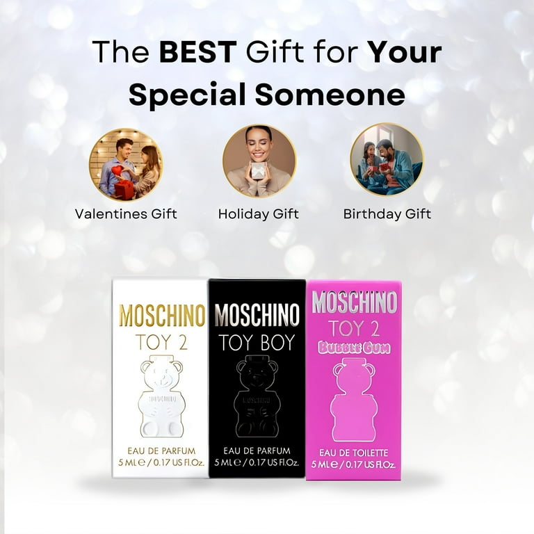 Moschino Toy Mini Gift Set - Perfume, Bubble Gum, Boy - 3 Piece
