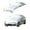253#A, variant on Universal Car Windshield Sunshade with Thermal Insulation and Snow Protection, Double-Layer Reflective Front Window Cover for Summer Heat Winter Frost, Easy Install No Tools