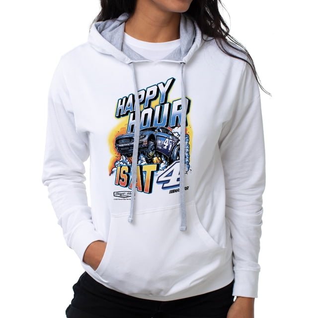 Sudadera con capucha NASCAR - Kevin Harvick - 4 White de DelSol para mujer - Camiseta de 1 pieza (S) DelSol DelSol Camiseta (S) 1 Pc