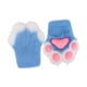 thumbnail image 2 of Guantes con forma de pata de gato para fiestas, espectáculos, carnavales, Halloween y discotecas. Azul, 2 of 9