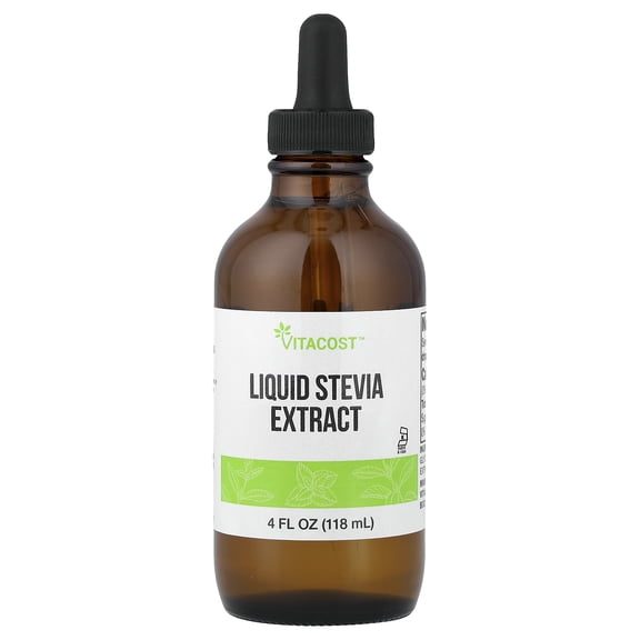 Vitacost Liquid Stevia Extract, 4 fl oz (118 ml)