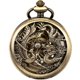 thumbnail image 1 of Reloj de bolsillo retro de hombre con cadena, dragón de cuerda manual analógico, fénix, esqueleto, romano JFHHH pequeña, 1 of 5