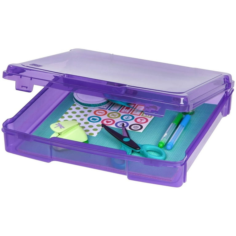 IRIS 12 x 12 Portable Project Case, Assorted Colors 