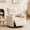 Boucle-Beige, variant on Power Swivel Rocker Recliner Chair with USB & Type-C Ports,Electric Glider Recliner with 2 Pillows,Suede,Gray