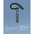 thumbnail image 7 of Ear-hook Wireless Earphone for Samsung Galaxy Z Flip4/Flip3 5G - Headphone Boom Mic Handsfree Single Headset Over The Ear, 7 of 7