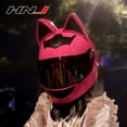 thumbnail image 2 of Casco de motocicleta HNJ de cara completa, casco de moto transpirable, casco de motocross con orejas de gato extraíbles, casco de motocross con lazo desmontable, 2 of 5