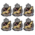 thumbnail image 1 of 6pcs Cloth Stickers DIY Embroidery Eagle Badge Pattern Iron On Patches for Clothes Handicraft Mending Decoration, 1 of 14