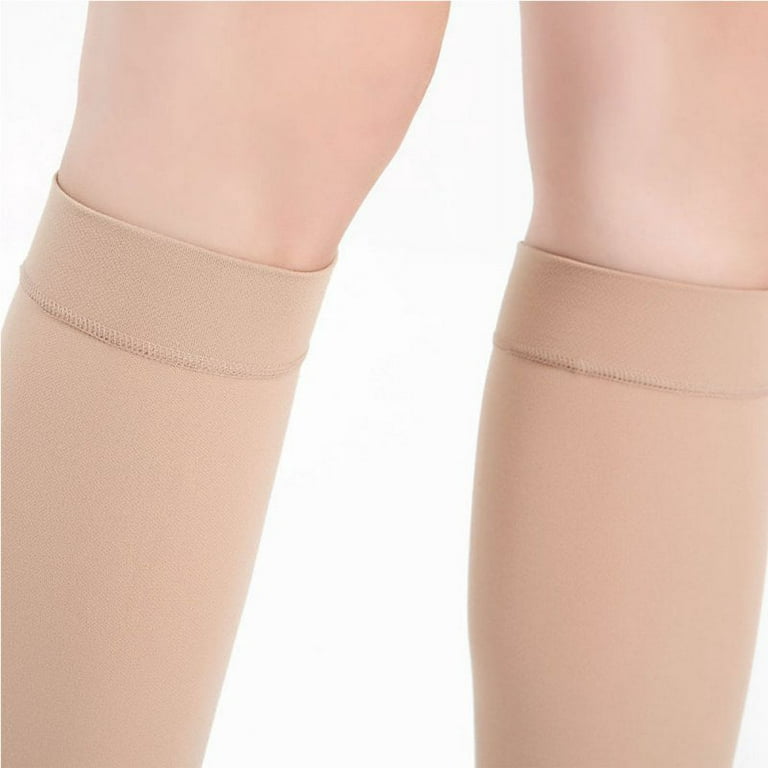 2 Pack Compression Socks Open Toe 18-21 mm Hg Graduated Compression  Stockings for Men Women Knee High Compression Sleeves for DVT Maternity  Pregnancy Varicose Veins Relief Shin Splints 